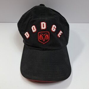 Dodge Ram Black And Red Hat By H3